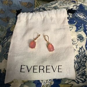 Evereve Rose and Gold Drop Earrings